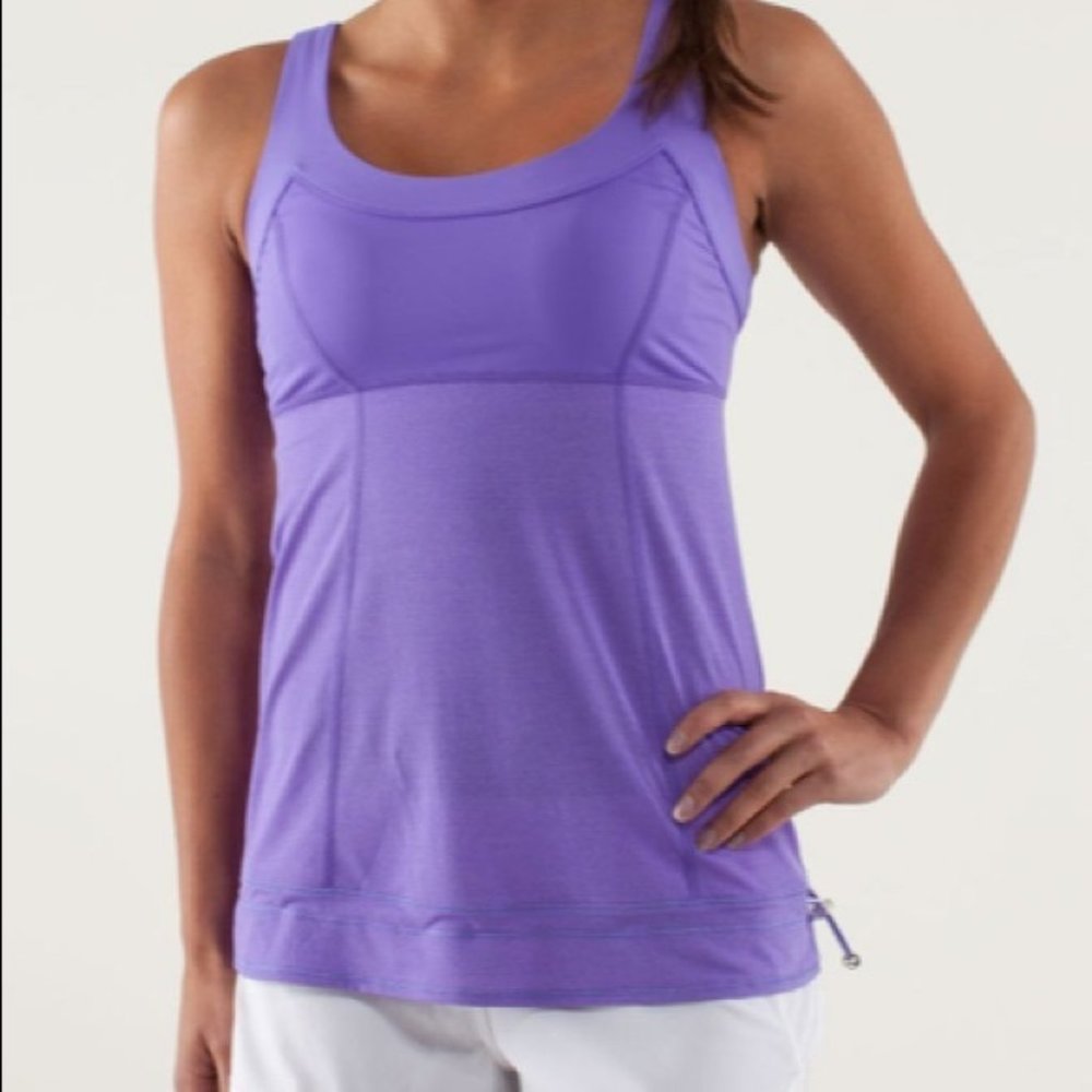 Lululemon Power Purple: Ta Ta Topper Tank